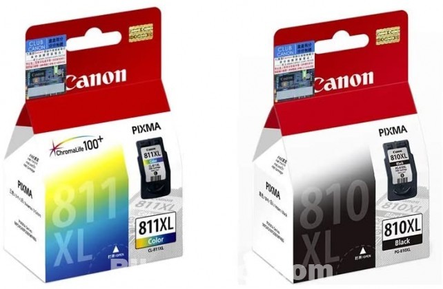 Canon Combo Pg 810 XL and Cl 811 XL Ink Cartridge Set of 2